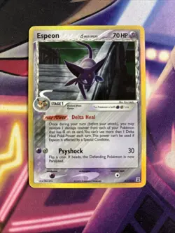 Espeon (Delta Species) 4/113 Delta Species Holo Rare Pokemon EX Delta Species LP - Image 1