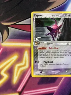 Espeon (Delta Species) 4/113 Delta Species Holo Rare Pokemon EX Delta Species LP - Image 2