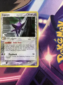 Espeon (Delta Species) 4/113 Delta Species Holo Rare Pokemon EX Delta Species LP - Image 3