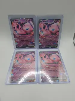 4x Mew EX #151/165 MEW Pokemon 151 Double Rare Holo NM Playset English - Image 1