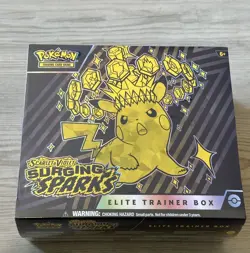 Pokemon Scarlet & Violet: Surging Sparks Elite Trainer Box ETB Sealed - Image 1