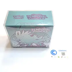 Pokemon TCG: Temporal Forces (SV05) ETB [Walking Wake] SLIGHT TEAR *READ* w/Case - Image 1