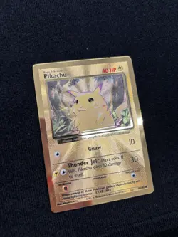 Pokemon Pikachu Metal Foil 58/102 celebrations ultra premium collection - Image 2
