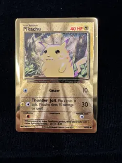 Pokemon Pikachu Metal Foil 58/102 celebrations ultra premium collection - Image 4