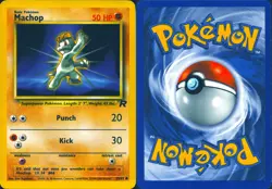 MACHOP 59/82 COMMON TEAM ROCKET POKEMON UNLIMITED MP - Image 3