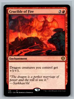 Magic MTG Starter Commander Decks Crucible of Fire #129 TCG CCG - Image 1