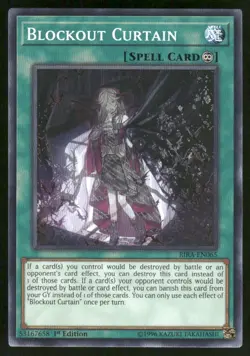 Yu-Gi-Oh! TCG Blockout Curtain 1st Edition Regular - Image 1