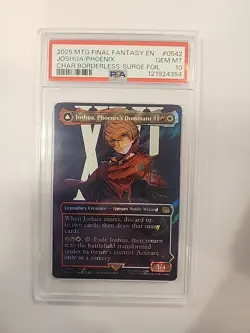 PSA 10 Gem Mint - Joshua, Phoenix's Dominant Borderless - Surge Foil - FCA MTG - Image 1
