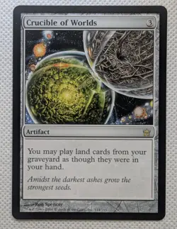 Crucible of Worlds - NM - Fifth Dawn - MtG Magic The Gathering 2004 - Image 1