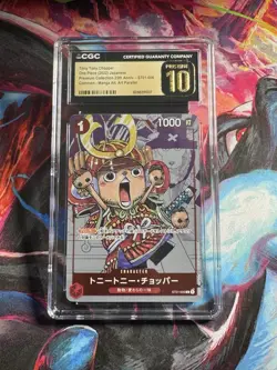 2022 ONE PIECE JP TONY TONY CHOPPER MANGA ALT ART ST01-006 CGC 10 PRISTINE - Image 1