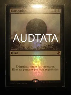 mtg magic damnation FOIL FRENCH vf fr time spiral remastered spirale temporelle - Image 1