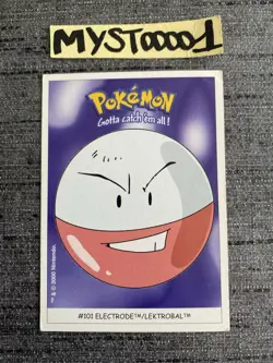 Carte Pokemon Dunkin Boomer #101 Electrode Nintendo 2000 OCCASION - Image 1