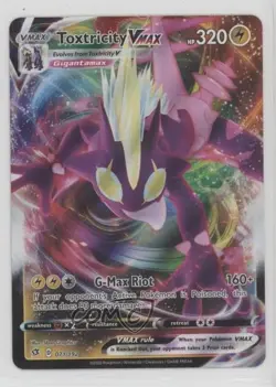 Toxtricity VMAX Pokemon Sword & Shield Rebel Clash #071 - Image 1