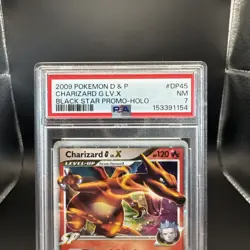 2009 Pokemon Diamond & Pearl Charizard G LV.X DP45 Black Star Promo Holo PSA 7 - Image 2