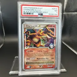 2009 Pokemon Diamond & Pearl Charizard G LV.X DP45 Black Star Promo Holo PSA 7 - Image 5