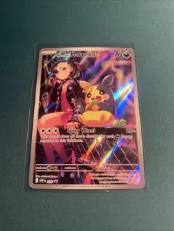 Marnie's Morpeko 206 SV Promo Illustration Rare NM Pokemon TCG - Image 1