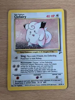 Pokemon TCG Base Set 2 Clefairy Holo Rare 6/130 - Image 1