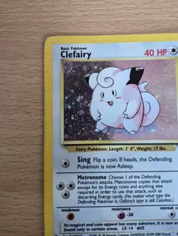 Pokemon TCG Base Set 2 Clefairy Holo Rare 6/130 - Image 2