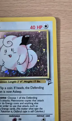 Pokemon TCG Base Set 2 Clefairy Holo Rare 6/130 - Image 3