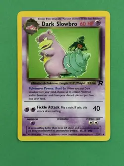 2000 Pokemon Dark Slowbro Regular 29/82 Team Rocket NRMT - Image 1