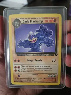 Dark Machamp 27/82 Team Rocket Regular Pokemon TCG - Image 1