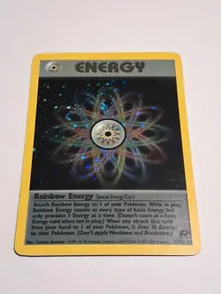Pokemon TCG: Rainbow Energy (17/82) - Team Rocket, Swirled Holo LP - Image 1