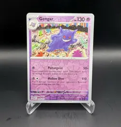 Pokemon Gengar Rare Reverse Holo 094/165 Scarlet & Violet 151 130 HP Poltergeist - Image 1