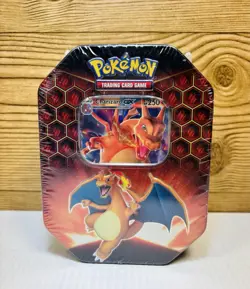 1st Print - Hidden Fates Tin Charizard GX Pokemon TCG Factory Sealed 820650804816 - Image 1