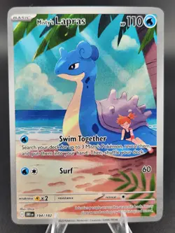 Pokemon TCG Misty's Lapras Destined Rivals 194/182 English Mint Condition - Image 1