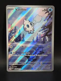 Vanillite 111/086 Holo RARE White Flare POKEMON Sv - Image 1