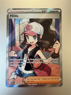 Pokemon TCG Trainer Hilda Full Art Rare Holo - Image 1