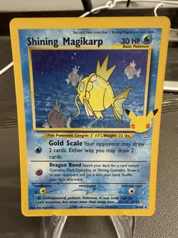 Pokemon TCG Shining Magikarp 66/64 Celebrations Classic Collection NM - Image 1