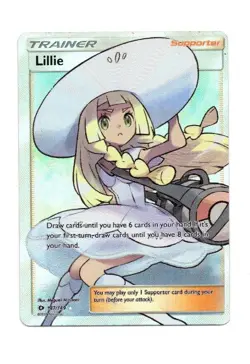 Pokemon Sun & Moon Lillie 147/149 Full Art Ultra Rare LP/MP - Image 1