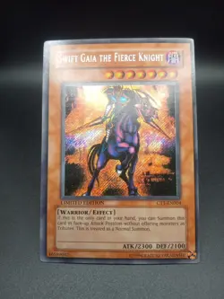Yu-Gi-Oh ~ Dark Hole LOB-052 ~ Swift Gaia The Fierce Knight CT1-EN004 - Image 2