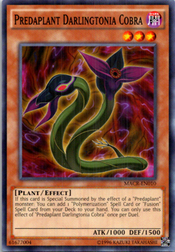 Predaplant Darlingtonia Cobra MACR-EN010 Yu-Gi-Oh! Unlimited Light Play - Image 1