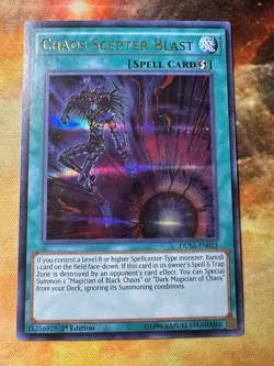 Yugioh Chaos Scepter Blast DUSA-EN025 Ultra Rare 1st Ed NM - Image 1