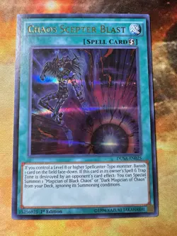 Yugioh Chaos Scepter Blast DUSA-EN025 Ultra Rare 1st Ed NM - Image 3