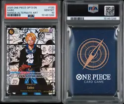 2025 ONE PIECE OP13-CARRYING ON HIS WILL #120 SABO MANGA ALTERNATE ART - Image 3