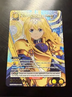 Union Arena CCG Sword Art Online Alice Synthesis Thirty SAO-1-012 Rare One Star - Image 2