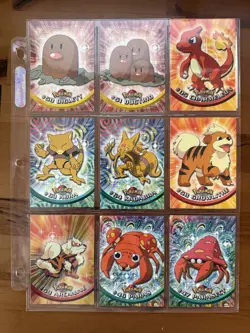 Topps Pokemon TV Animation Edition Near Complete Set 65+ Cards 8 Holos - Image 1