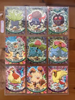 Topps Pokemon TV Animation Edition Near Complete Set 65+ Cards 8 Holos - Image 2