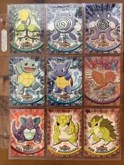 Topps Pokemon TV Animation Edition Near Complete Set 65+ Cards 8 Holos - Image 4
