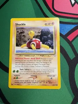 Pokemon TCG Shuckle Neo Revelation Common Card 51/64 - Image 1