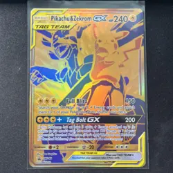 Pokemon TCG Pikachu & Zekrom GX SM248 Holo Promo NM Card ⚡ - Image 1