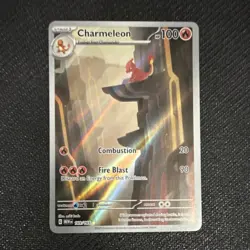 Pokemon Charmeleon 169/165 Scarlet & Violet 151 Full Art Art Rare Holo Card - Image 1