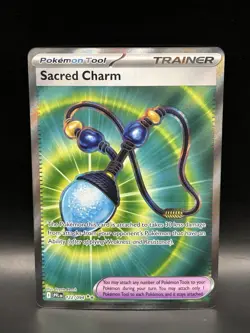 Sacred Charm 122/094 - Pokemon Phantasmal Flames Card - NM - Image 1