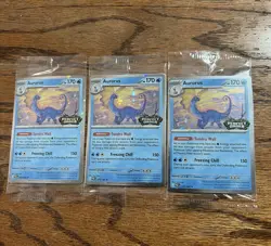 Pokemon Aurorus Perfect Order STAMPED Promo Cosmos Holo Card #24 SEALED 🦕 - Image 1