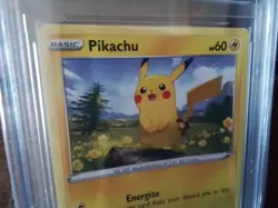 Pokemon Cards promo sr ar pikachu gx vmax secret 049/203 ex graded art card b35 - Image 3
