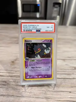 POKEMON EX CRYSTAL GUARDIANS BANETTE #1 HOLO FOIL CARD PSA 8 - Image 2