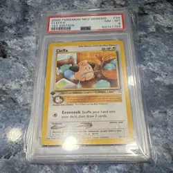 Pokemon Cleffa Neo Genesis 1st Edition 20/111 2000 PSA 8 Rare Basic Card - Image 3